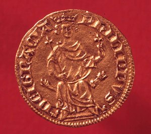 Koninklijke gouden ecu door Filips IV de Schone (1268-1314). 1290. Parijs, Musée de la Monnaie door French School