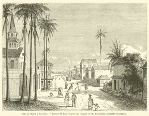 Rue de Berry in Cayenne door French School
