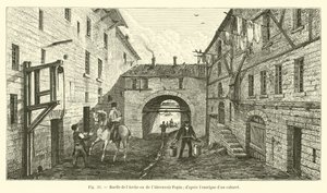 Steeg van de Arche of de Abreuvoir Popin, naar het uithangbord van een taverne