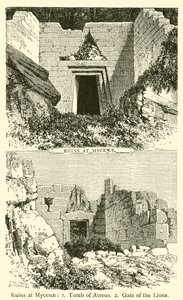Ruïnes in Mycene