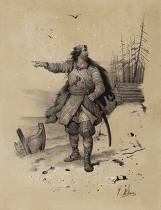 Rurik, stichter van het Russische Rijk, 862 door French School