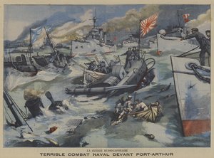 Russisch-Japanse oorlog: zeeslag bij Port Arthur