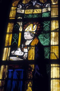 Saint Brieuc - glas-in-lood van de Kerk van Saint Savior van Dinan door French School