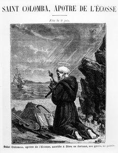 Sint Columba, Apostel van Schotland door French School