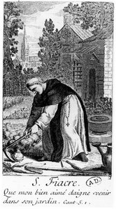 Sint Fiacre door French School