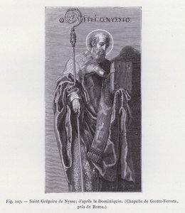 Sint Gregorius van Nyssa; naar de Dominiquin, Kapel van Grotta-Ferrata, nabij Rome door French School