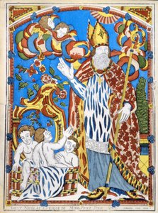 Sint Nicolaas, Bisschop van Myra, bid voor ons. door French School