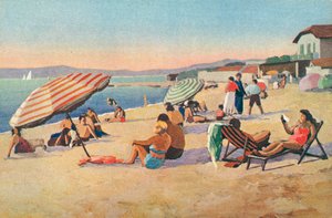Saint Tropez: La plage de la bouillabaisse door French School