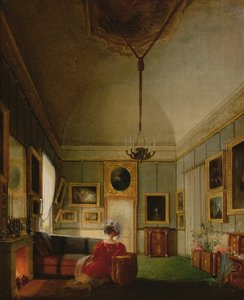 Salon van Hortense de Beauharnais (1783-1837) in Arenenberg door French School