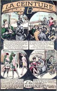 Satirische poster over de beperkingen tijdens de Eerste Wereldoorlog door French School