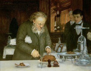 Scène in restaurant La Tour d
