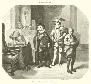 Scène van de Alchemist (gravure)