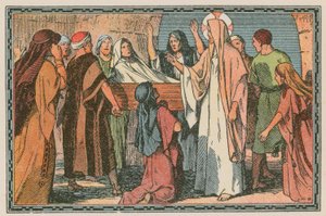 Scène uit het leven van Jezus door French School