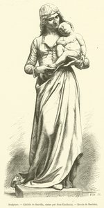 Beeldhouwwerk, Clotilde de Surville door French School