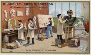 Beeldhouw- en gietwerkplaats door French School