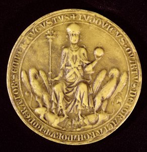 Zegel van Lodewijk IV van Beieren (1287-1347) 13e-14e eeuw door French School