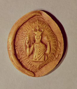Zegel van Robert II (ca. 970-1031) de Vrome, 997 AD