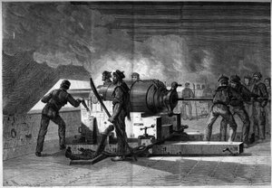 Secessieoorlog (1861-1865) of Amerikaanse Burgeroorlog - Zeeslag bij Hampton Roads (Virginia) - 8-9 maart