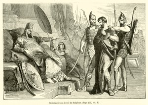 Sedekia voor de koning van Babylon