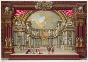 Decorontwerp voor het theater in Versailles