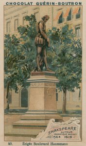 Shakespeare, Engelse Toneelschrijver, 1564-1616, Opgericht op Boulevard Haussmann door French School