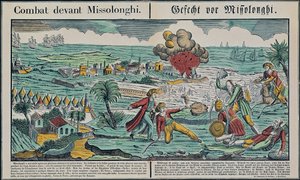 Belegering van Missolonghi, 22 april 1826 door French School