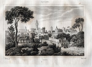 Siena - Siena - Toscane - Toscane - Gravure uit 