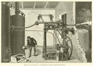 Akoestische signalen, Mechanisme van de sirene en interieur van het gebouw door French School