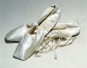 Gesigneerde balletschoenen van Maria Taglioni