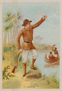 Sir Richard Burton in Afrika door French School