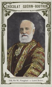 Sir W Vaughan, burgemeester door French School