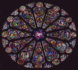 Zuid roosvenster, 1235-40