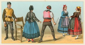 Spaanse kleding door French School