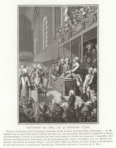 Toespraak van koning Lodewijk XVI van Frankrijk tot de Nationale Vergadering, Franse Revolutie, 4 februari 1790