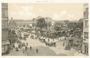 Plein van de Tempel, 1881 door French School