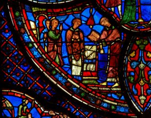 St. Antonius: met zus betreedt kerk door French School