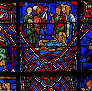 St. Apollinaire: wekt het kind van Rufus tot leven door French School
