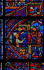 St. Apollinaire: bezocht door een engel in de gevangenis door French School