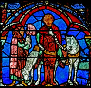 St. Cheron raam: valkenjacht?