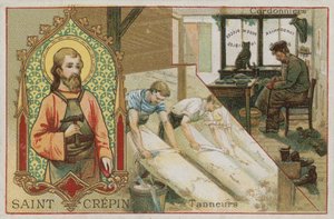Sint Crispinus, schoenmakers en leerlooiers