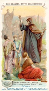 Sint Gregorius stuurt missionarissen naar Engeland, 596