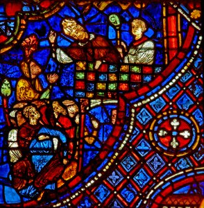 St. Nicolaas: geeft een preek door French School
