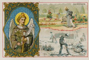 Sint Vincentius, tuiniers en groentetelers door French School