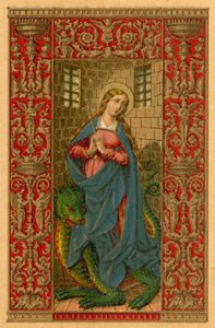 Heilige Margareta door French School