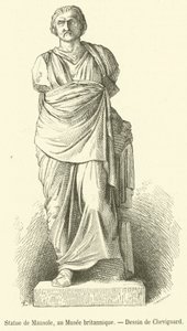 Statue de Mausole, Musee britannique door French School