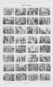 Religieuze Onderwerpen (gravure) door French School