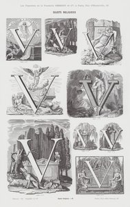 Religieuze Onderwerpen (gravure) door French School