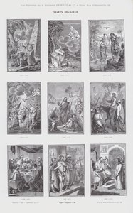 Religieuze Onderwerpen (gravure) door French School