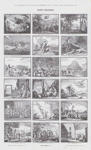 Religieuze Onderwerpen (gravure) door French School