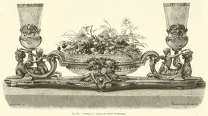 Kristallen centerpiece van de Baccarat-fabriek
